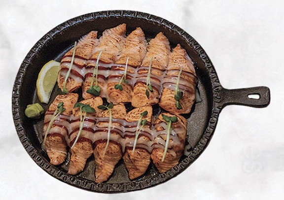 Torched Salmon Chobab